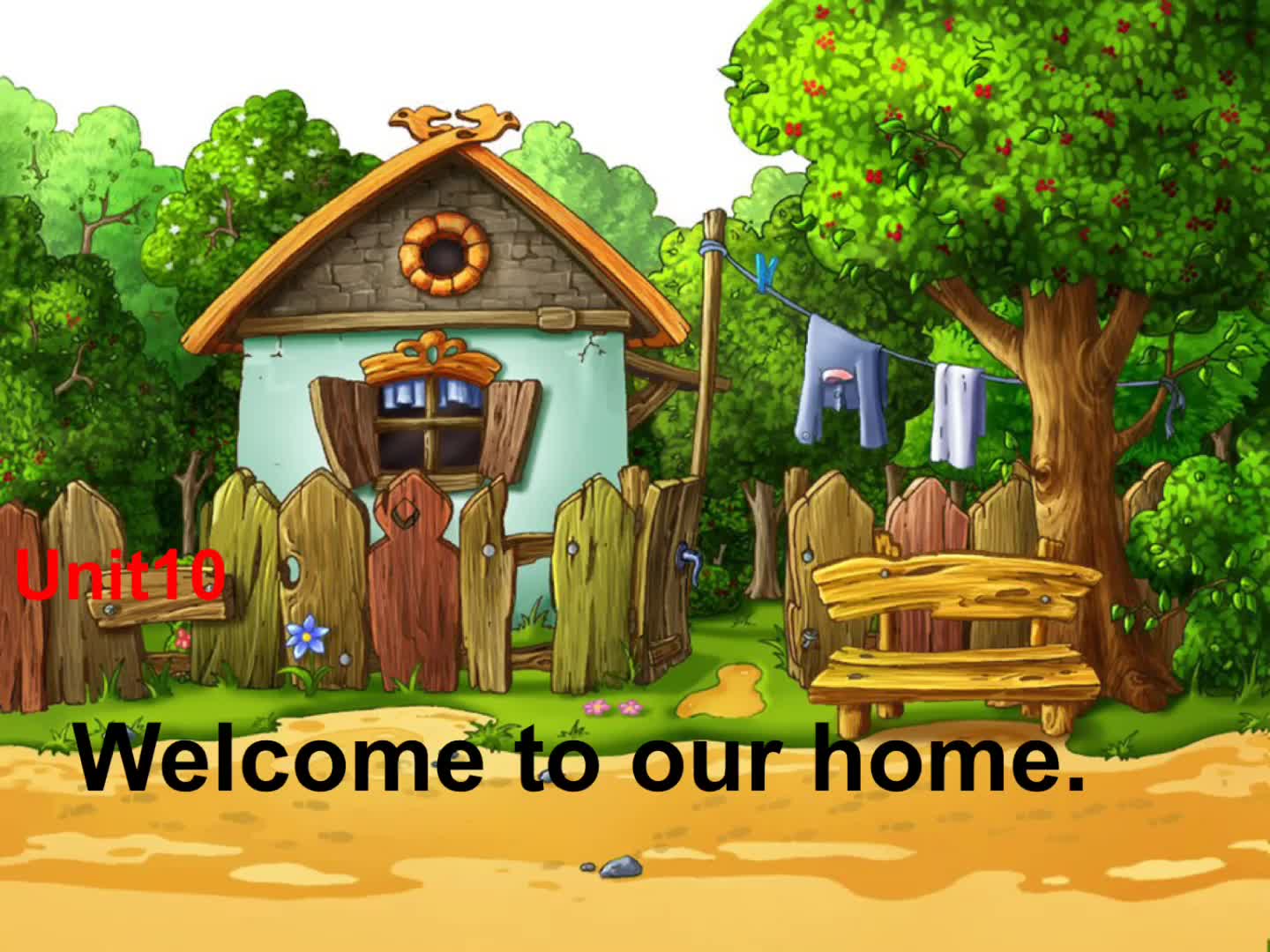 [图]【四年级上册】Unit 10 Welcome to our home!（寒假班）