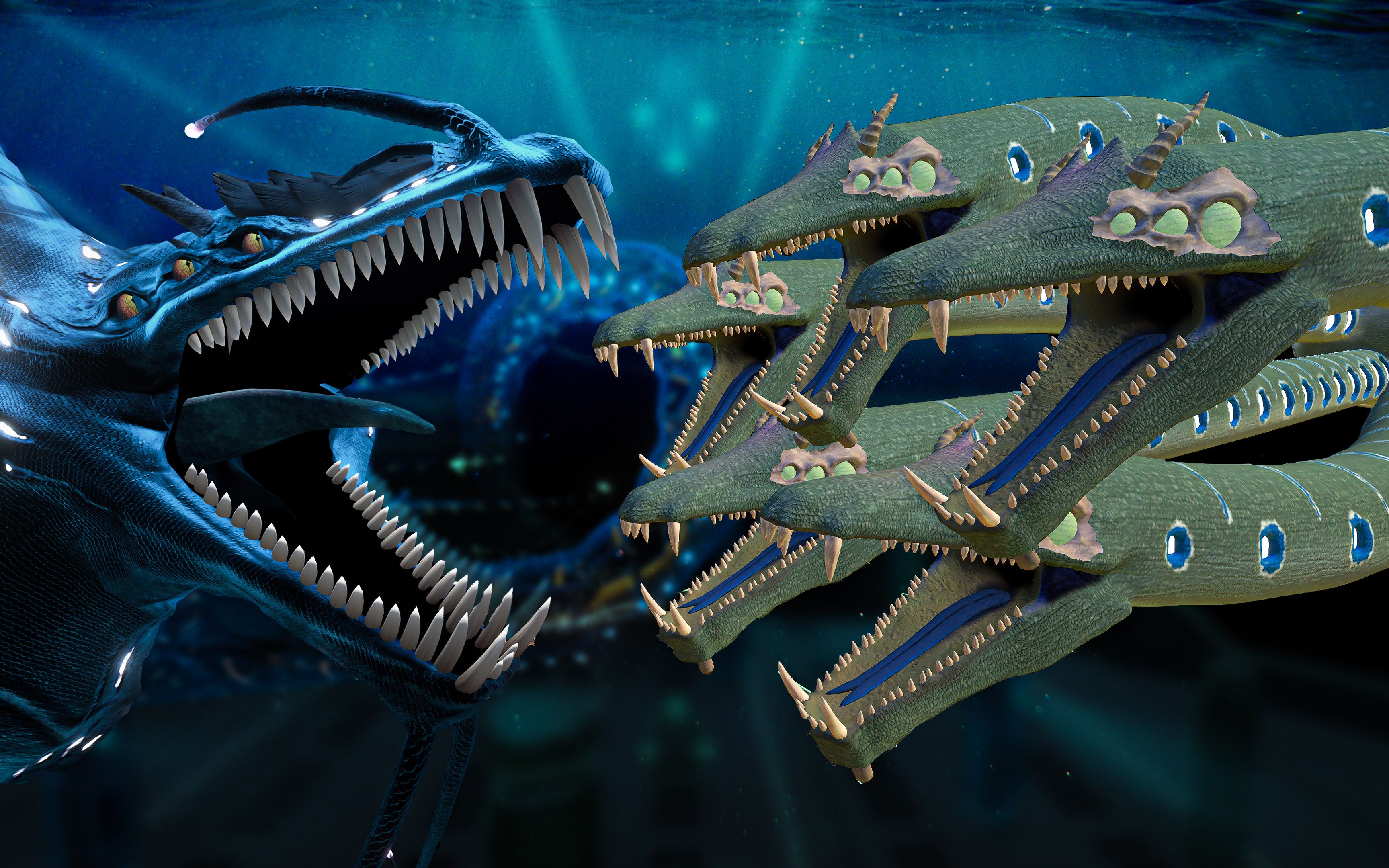 《深海迷航》中的九头蛇与巨型利维坦 