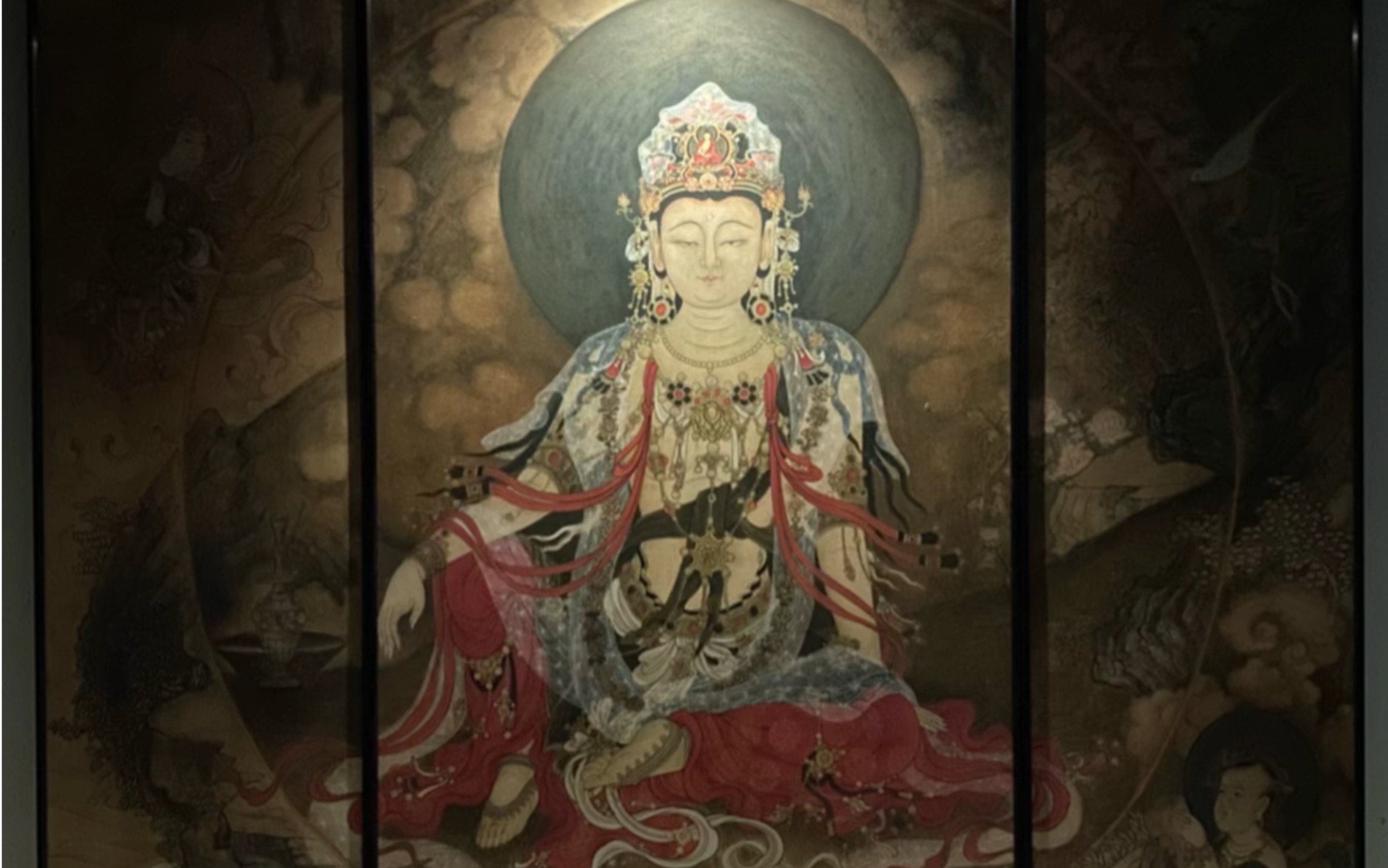 《法海寺·水月观音》临摹,装裱完工!