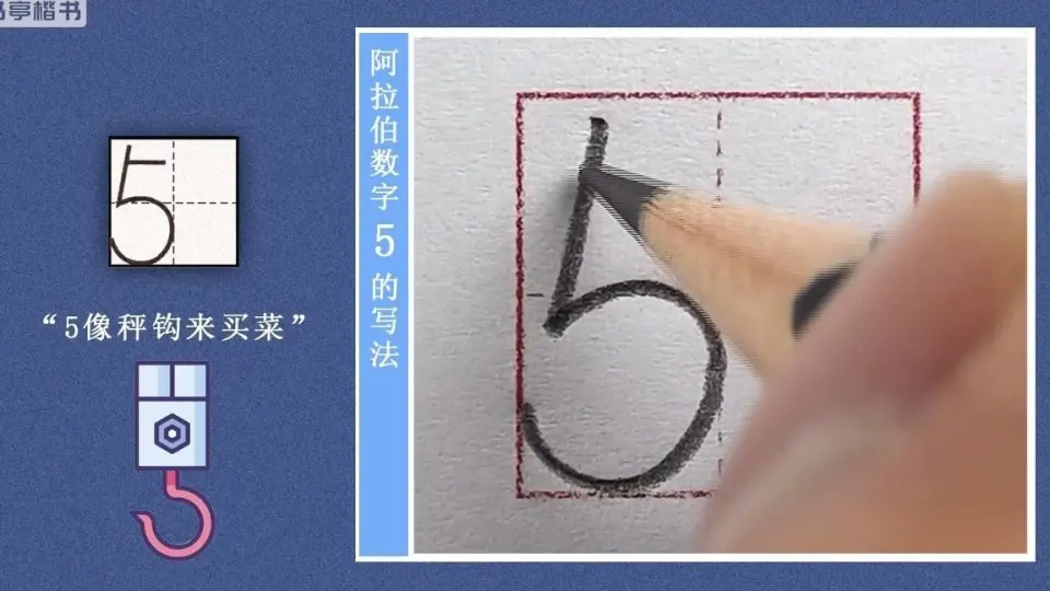 阿拉伯数字3的书写，给孩子收藏起来吧_哔哩哔哩_bilibili