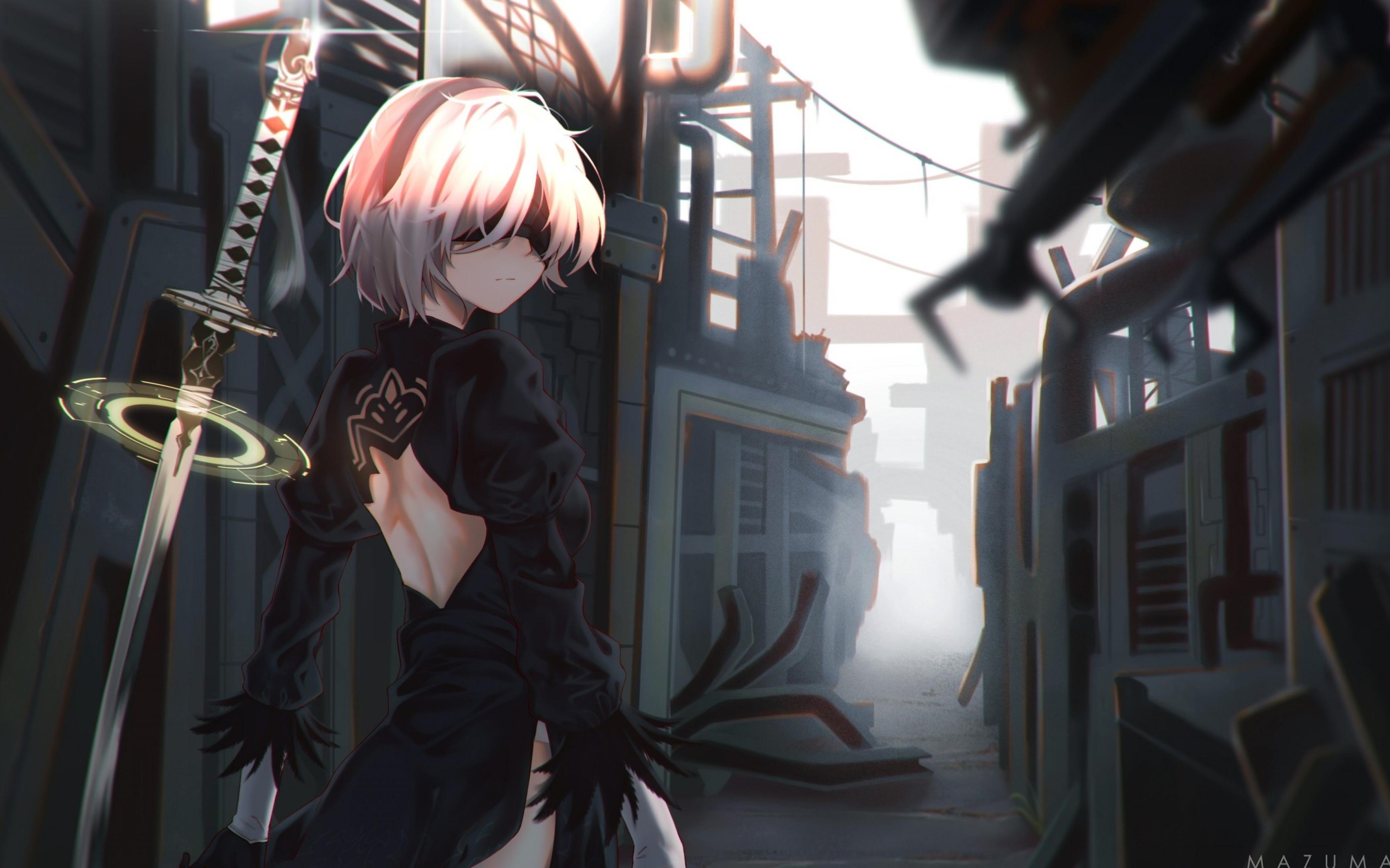 尼尔机械纪元2b痛扁ceo希望以后可以把横尾加上