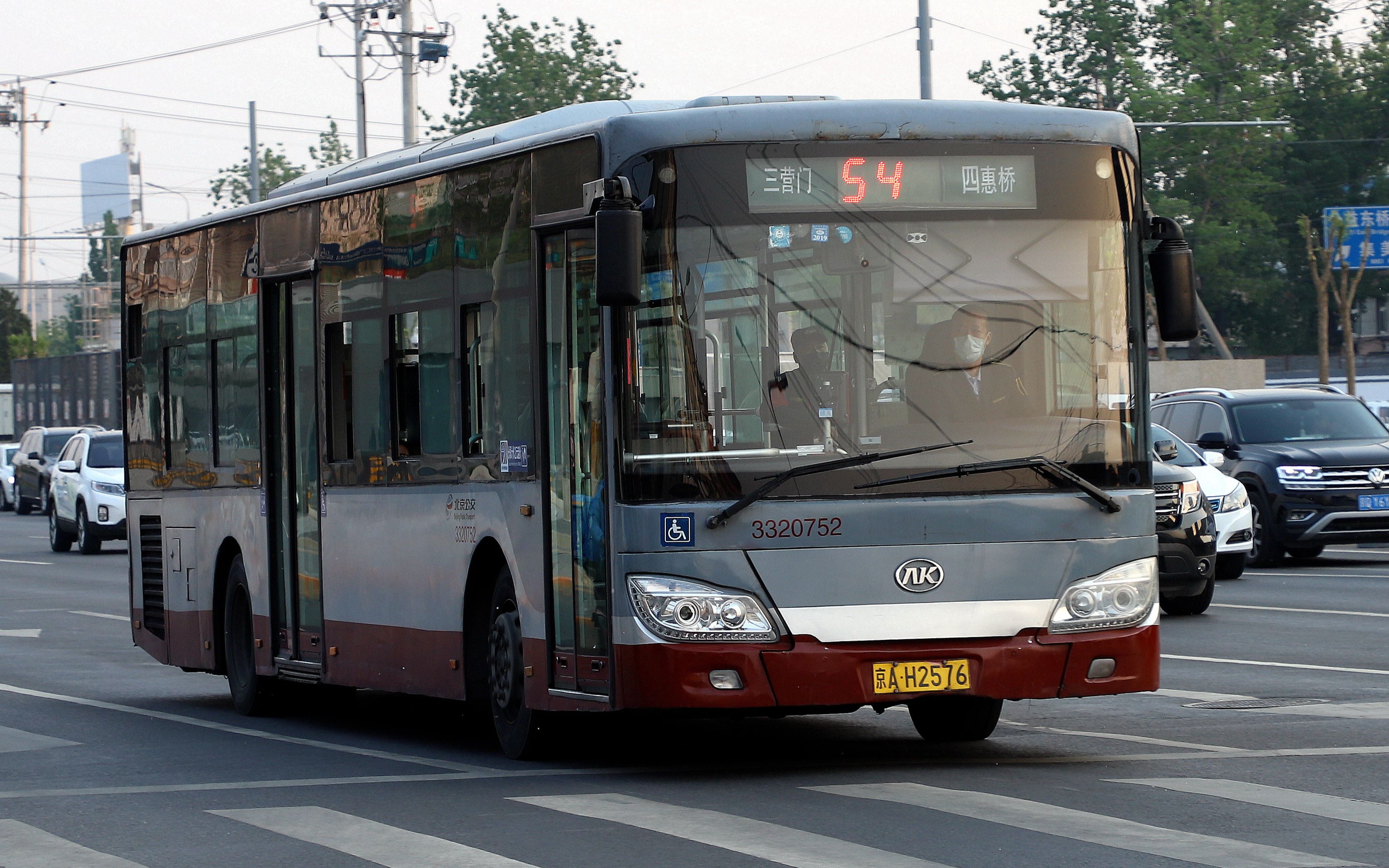 北京蓝色时刻留住最后的柴油声北京公交54路三营门四惠桥原速原声pov