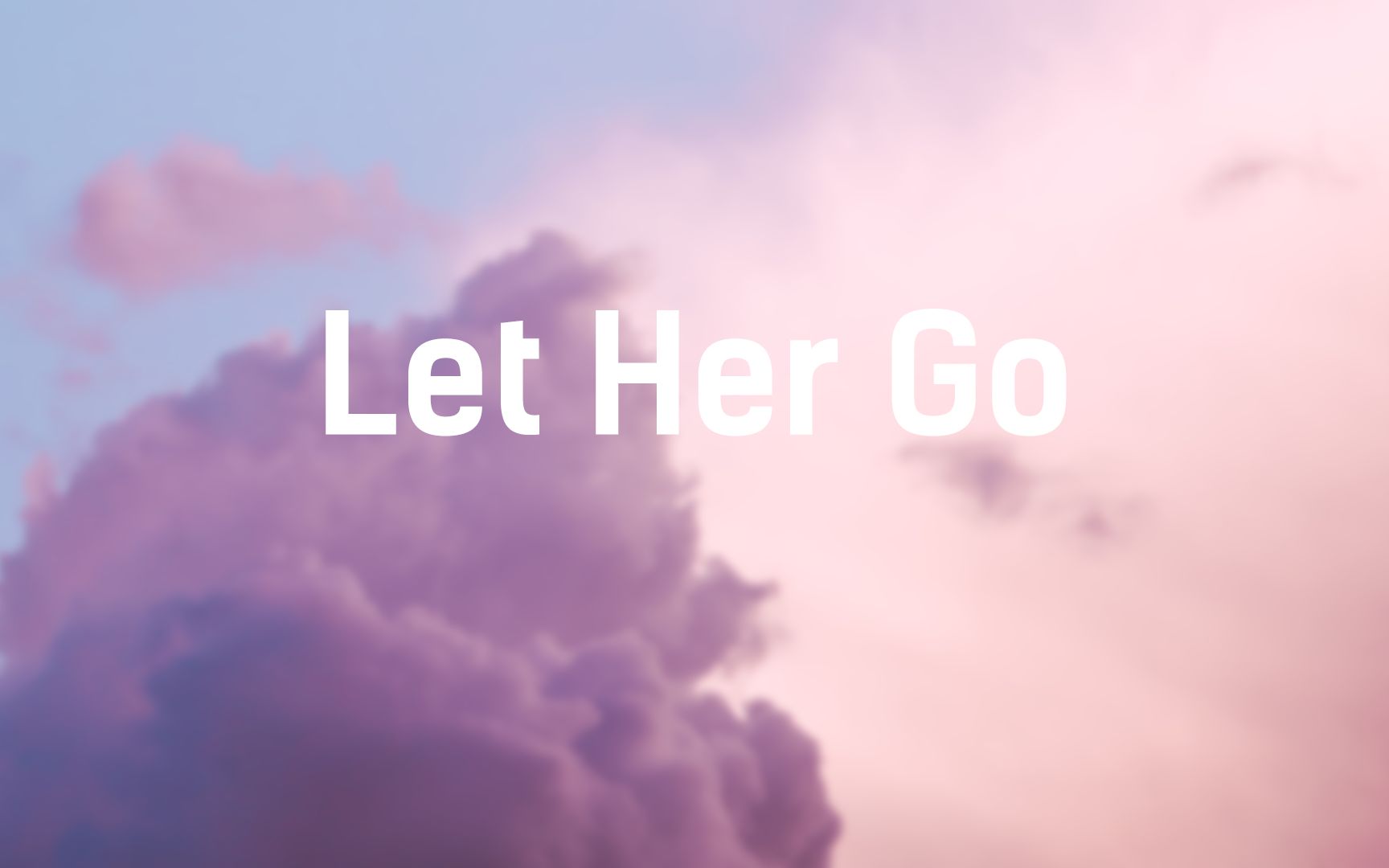 [图]唯美女声翻唱《Let Her Go》| 开口脆，可视化音乐动效。