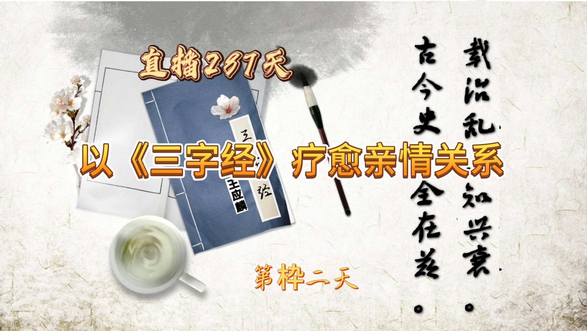 以《三字经》疗愈亲情关系 第枠二(92)天 【宋朝】王应麟哔哩哔哩bilibili