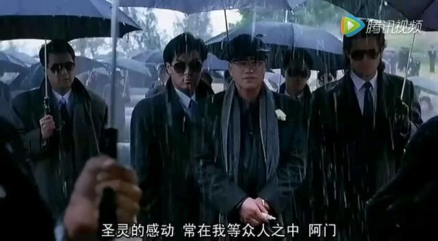 电影江湖情,万梓良气势嚣张,挑衅发哥话中带刺