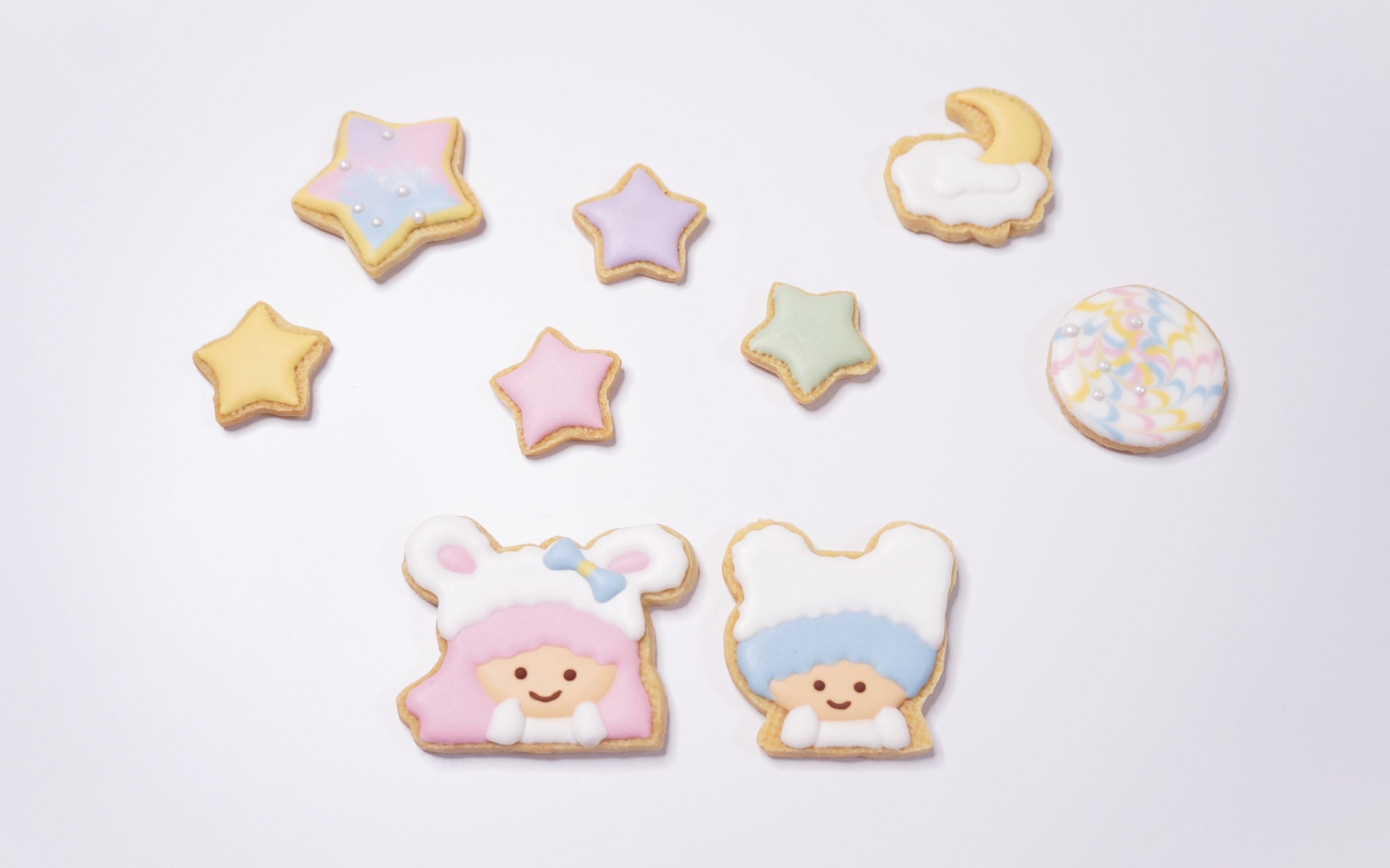 少女甜品可爱的双子星糖霜饼干第二弹