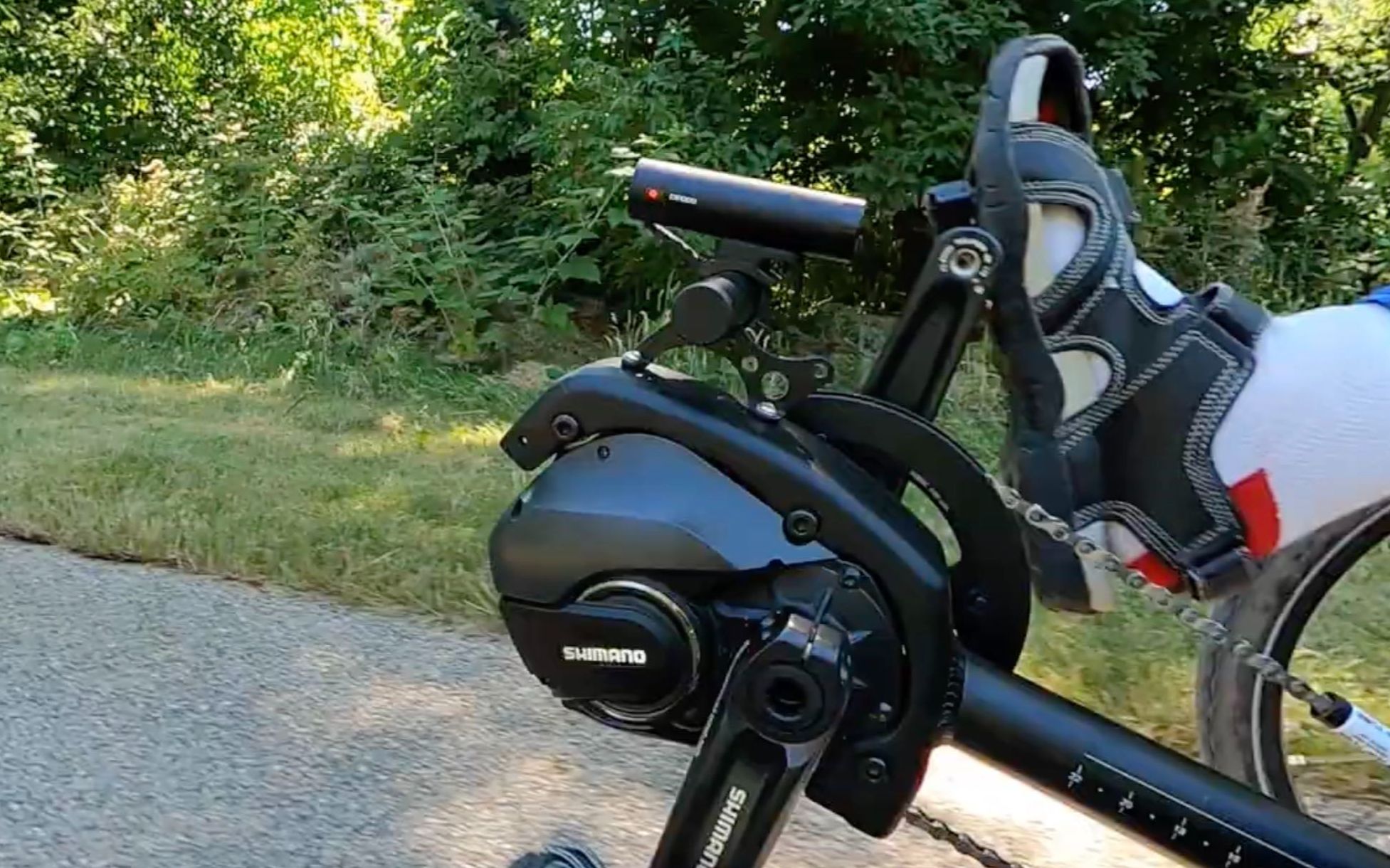 shimano 中置电机趟车实际应用