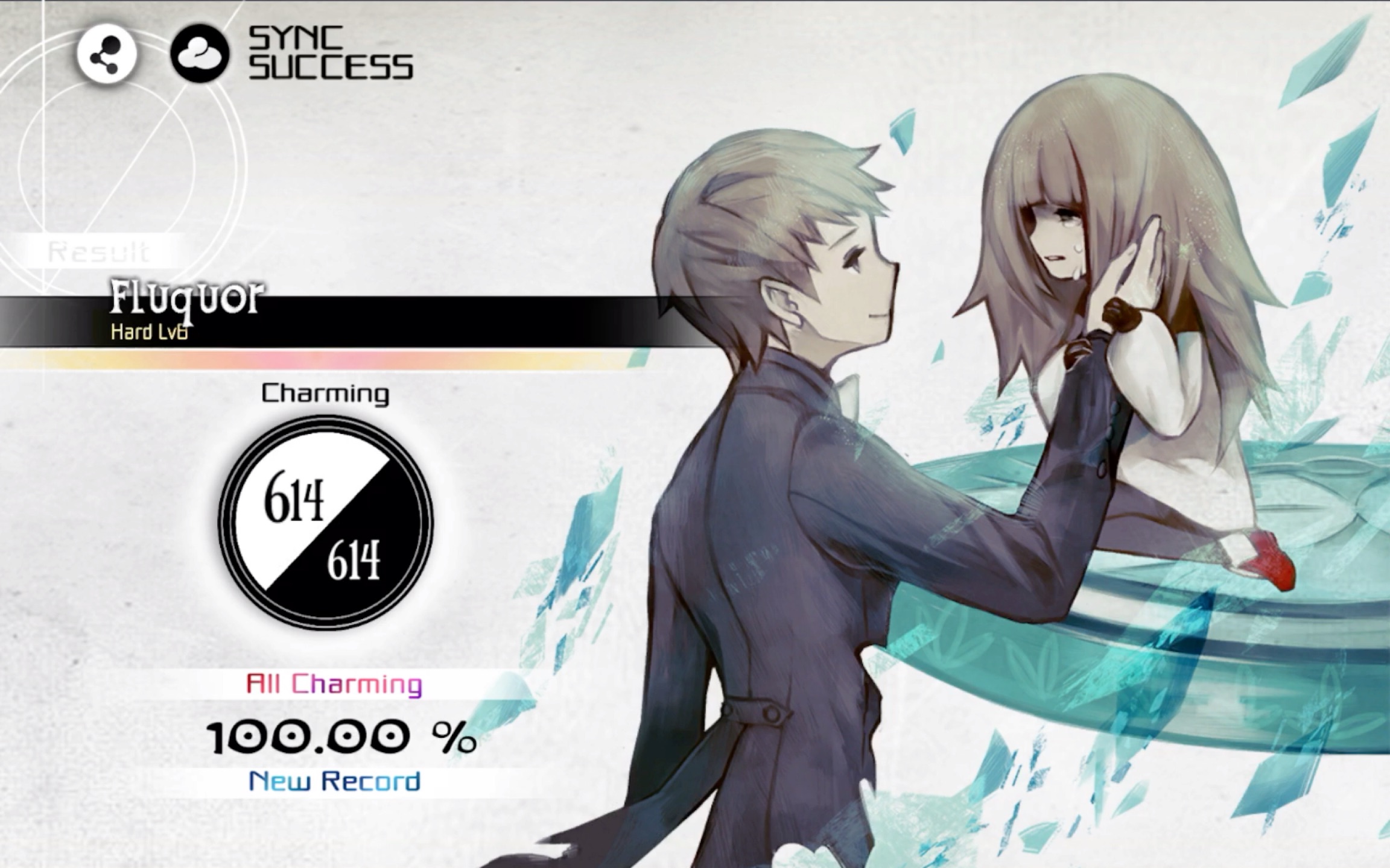 [图]【Deemo/2.0终曲】Fluquor Hard Lv.8 All Charming（录屏）