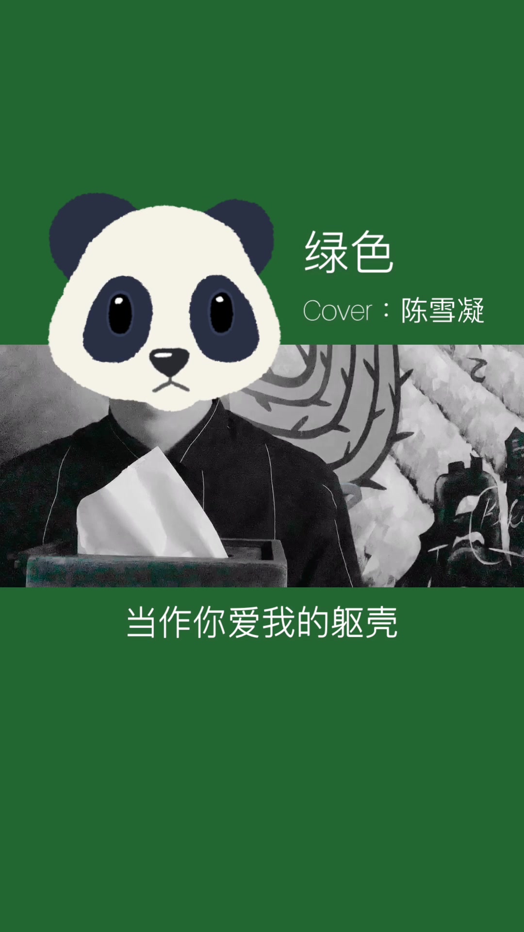 不一样的《绿色》,纸巾盒亮了