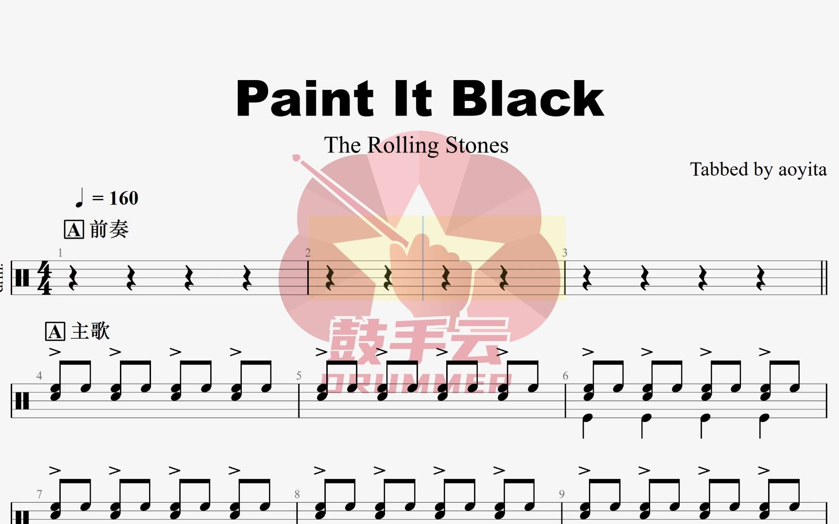 [图]【布鲁斯摇滚】paint it black-滚石乐队