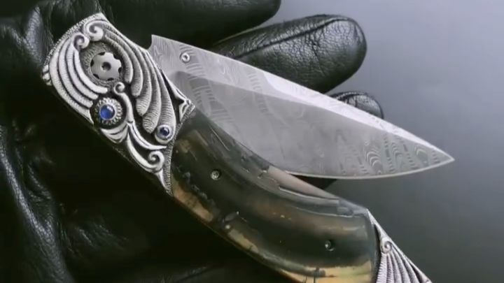 美国威廉亨利 b12 项链刀