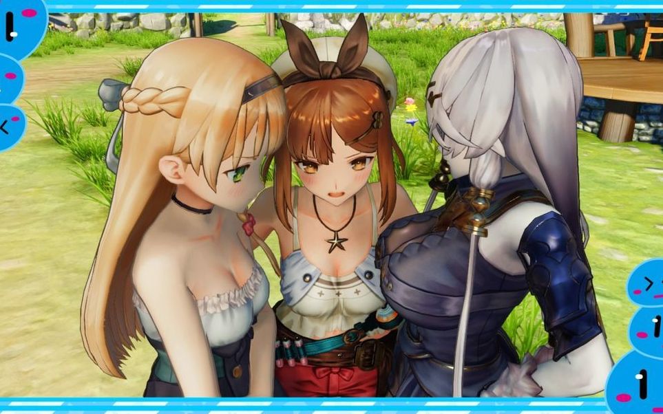 美少女被魔物袭击主角团英雄救美莱莎的炼金工房实况视频