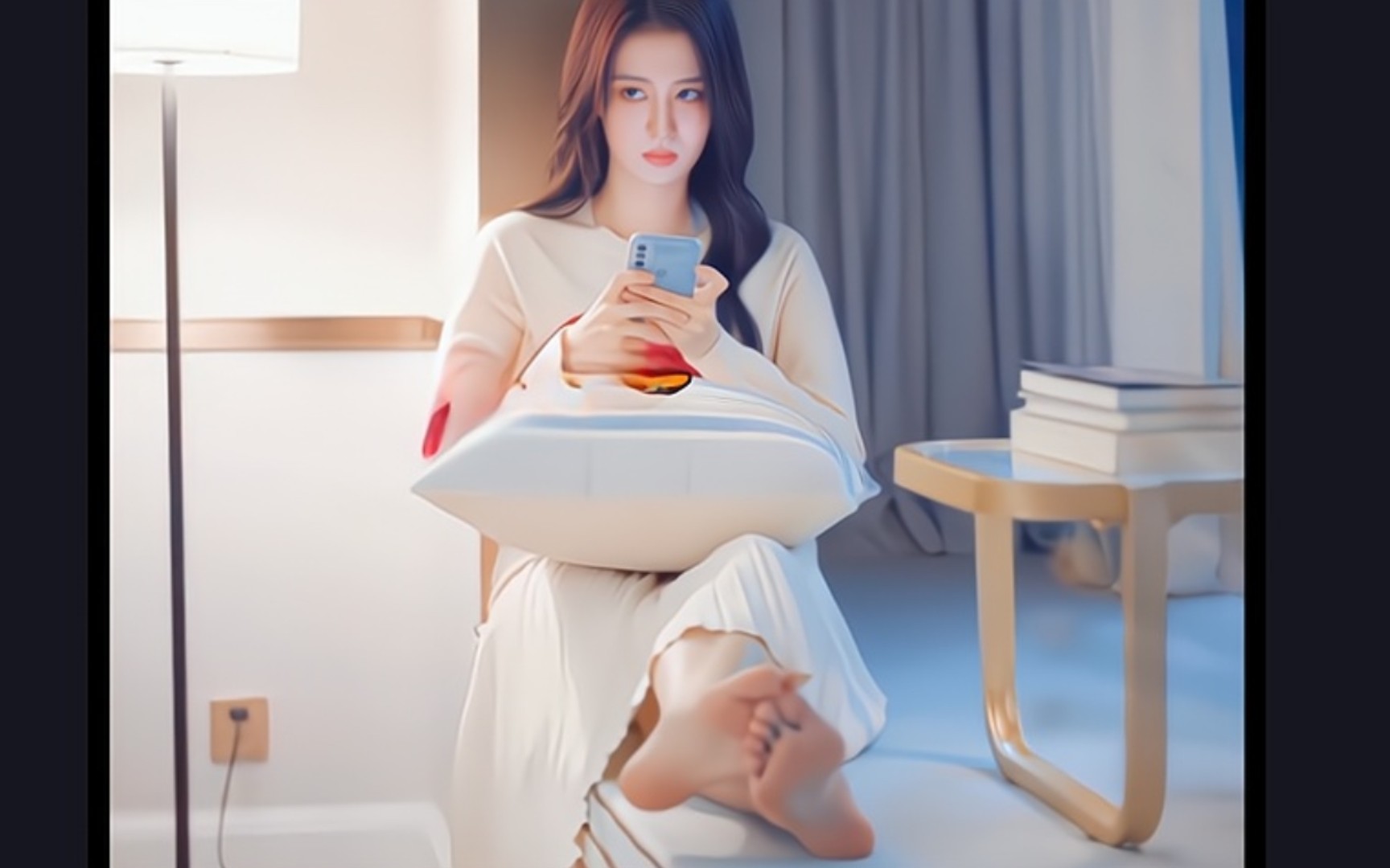 【王楚然】果然人长得美,连脚都是甜的