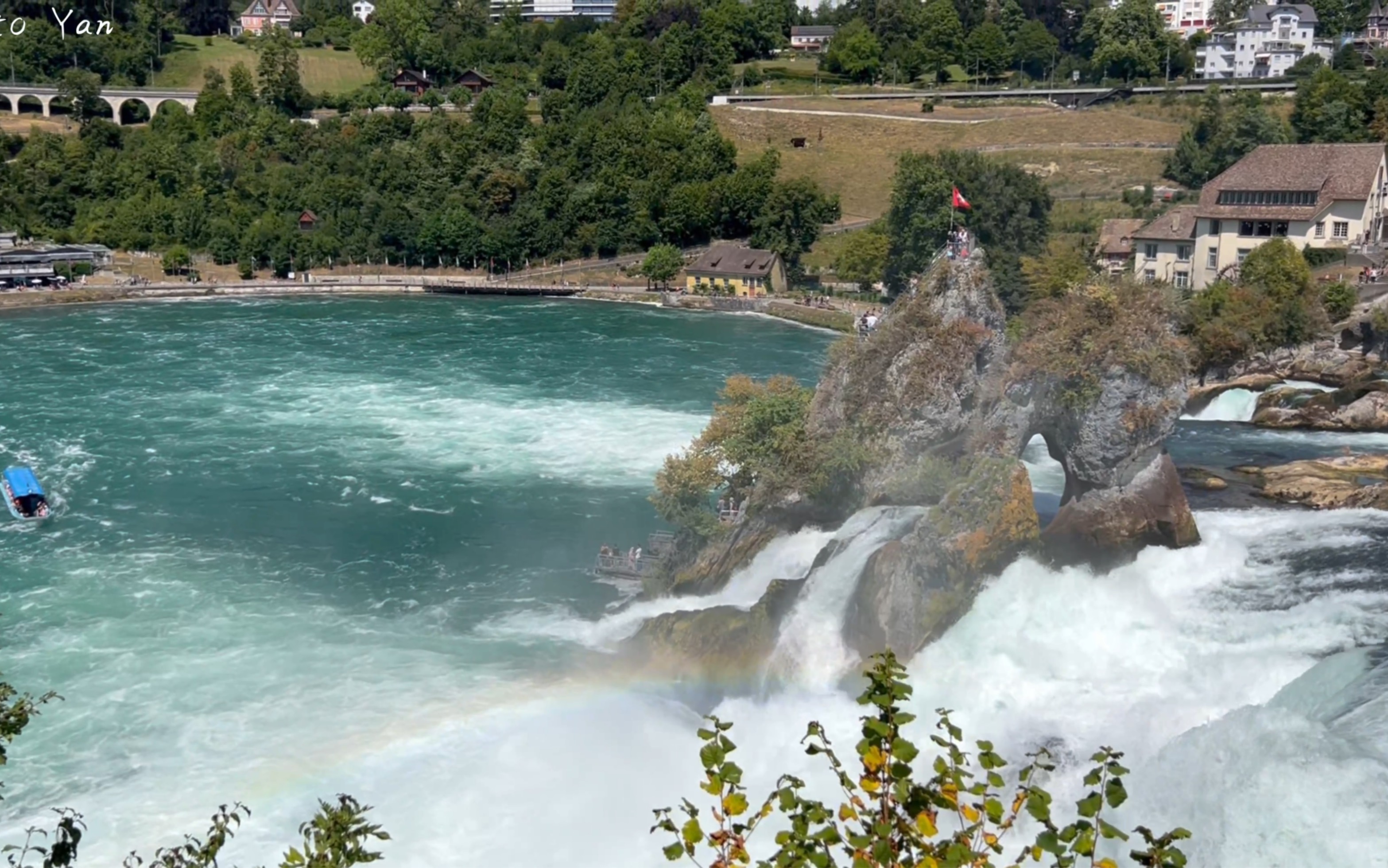 瑞士游第四天 ：欧洲最大瀑布，莱茵瀑布；逛逛苏黎世市中心；发现一个评分很高的中国园林，想回家了！