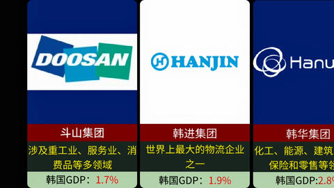 韩国12大财阀占国家gdp80 以上 哔哩哔哩