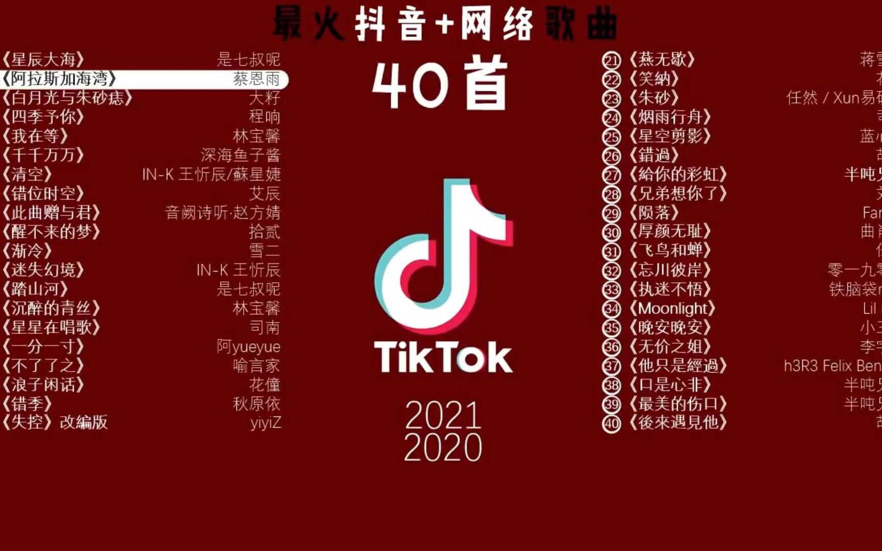 [图]2021抖音热歌 洗脑循环合集