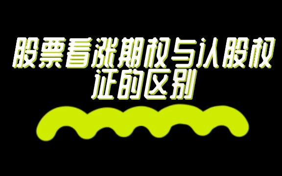 431金融学考研必背知识点25股票看涨期权与认股权证的区别哔哩哔哩bilibili