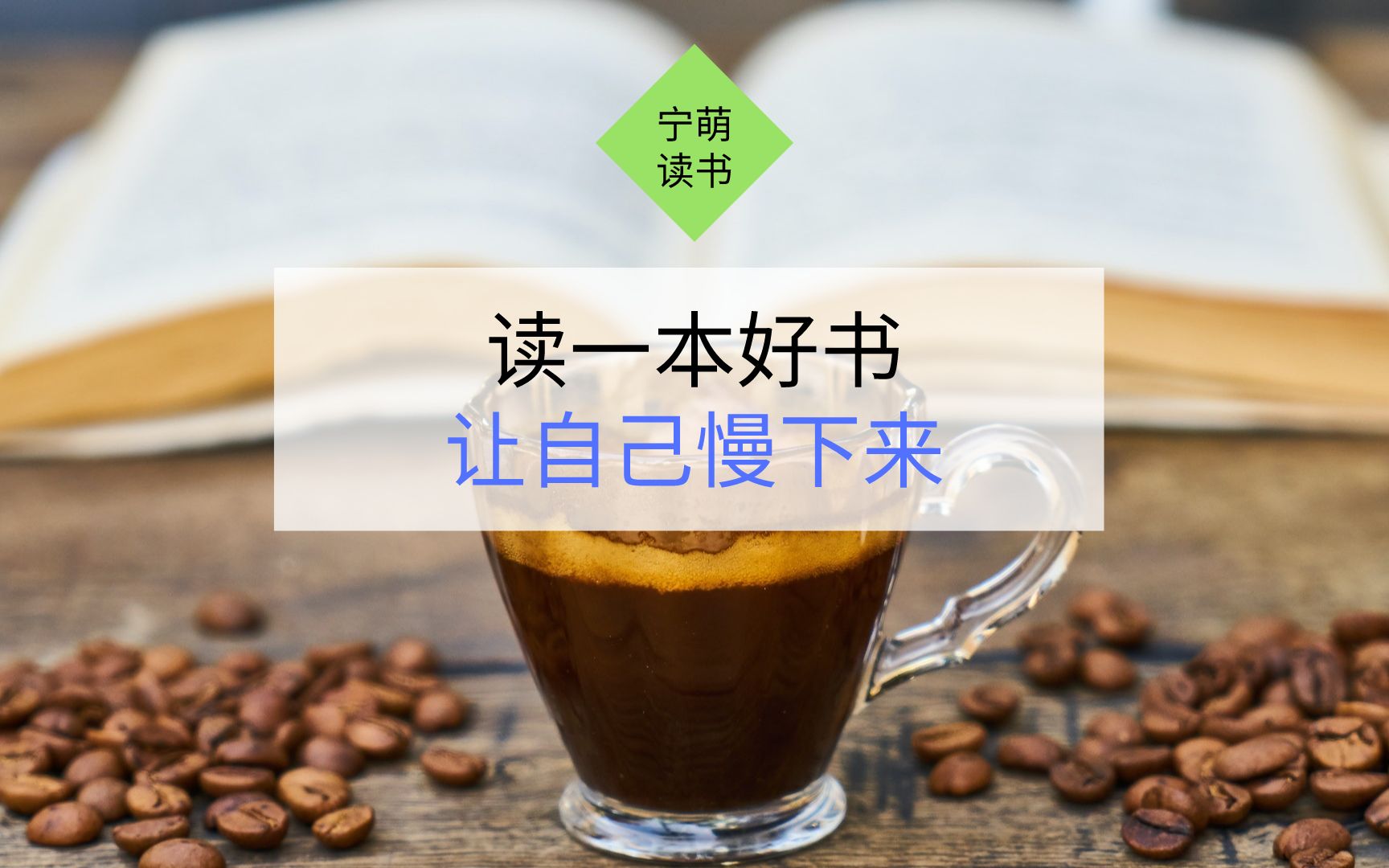 读书分享好书一本让自己慢下来