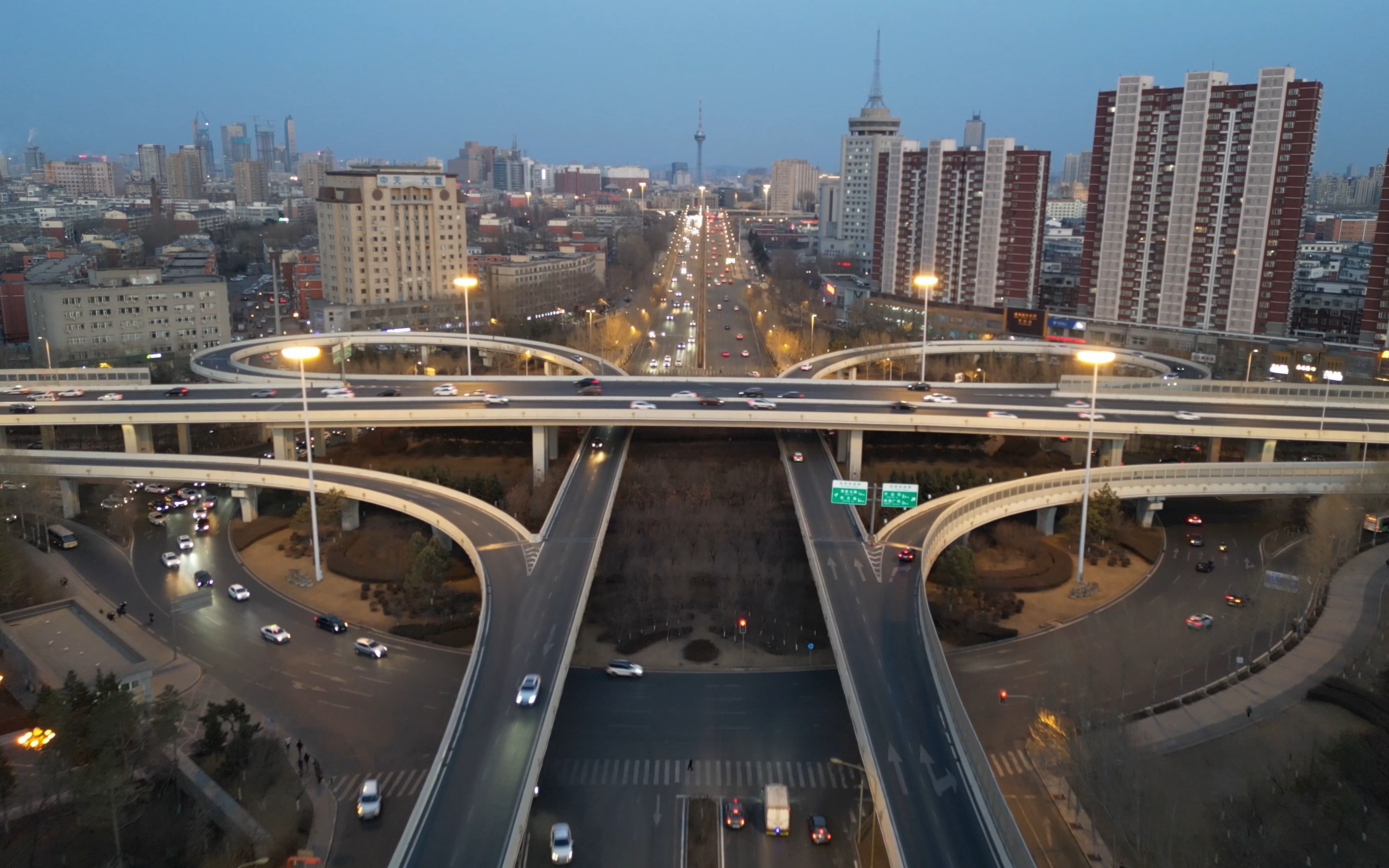 [长春]点亮城市的光——景阳大路航拍