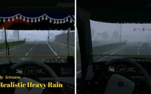 Descargar video: 欧卡2Mod：SrInsane 的现实大雨 Realistic Heavy rain by SrInsane 1.40 ETS2 MOD