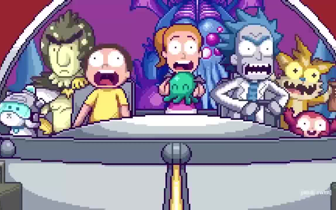 像素风的rick and morty_哔哩哔哩_bilibili