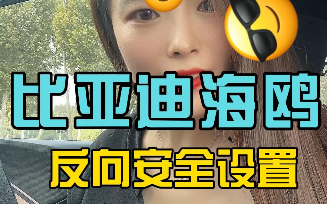 比亚迪海鸥反人性的反向安全开关!哔哩哔哩bilibili