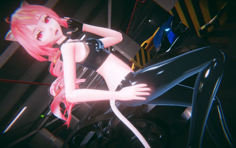 【次世代卡通渲染】7815 性感紧身皮裤 - playing with fire