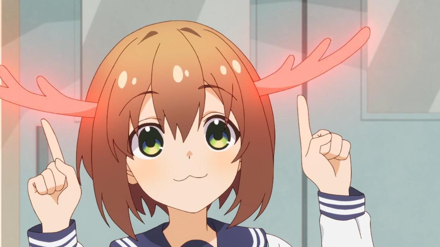 鹿乃子的角可以红肿,还感应虎视是处女,所以是.