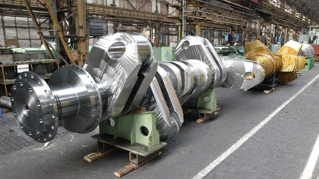 imachinestv - 加工曲轴的整个过程由专业cnc车床和其他配件