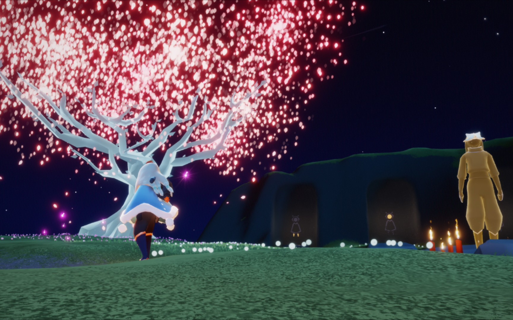 【光遇】发现樱花树有时会变色_哔哩哔哩 (゜-゜)つロ 干杯~-bilibili