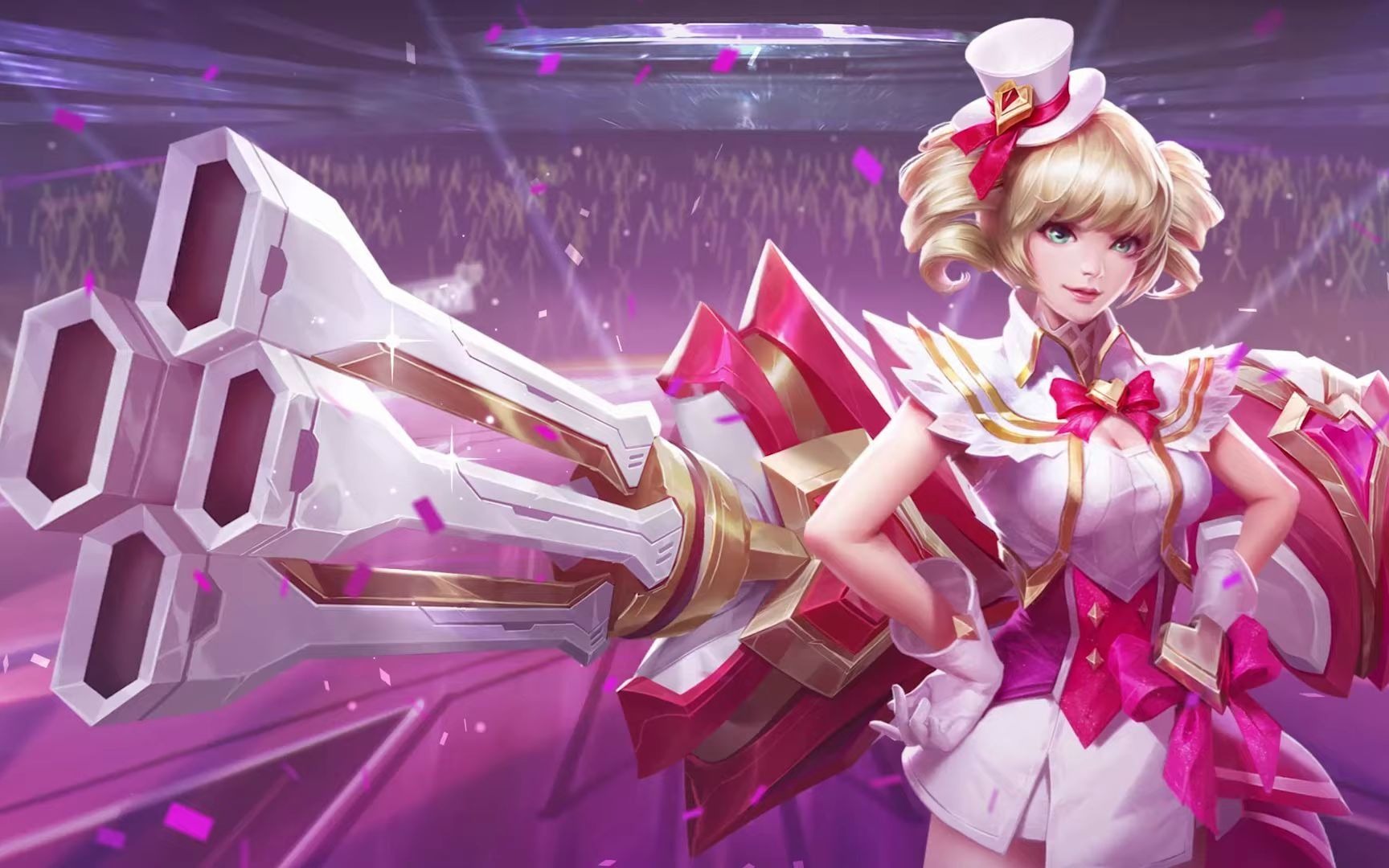 《garena 传说对决》卡芬妮「偶像歌手」造型展示影片_哔哩哔哩 (゜