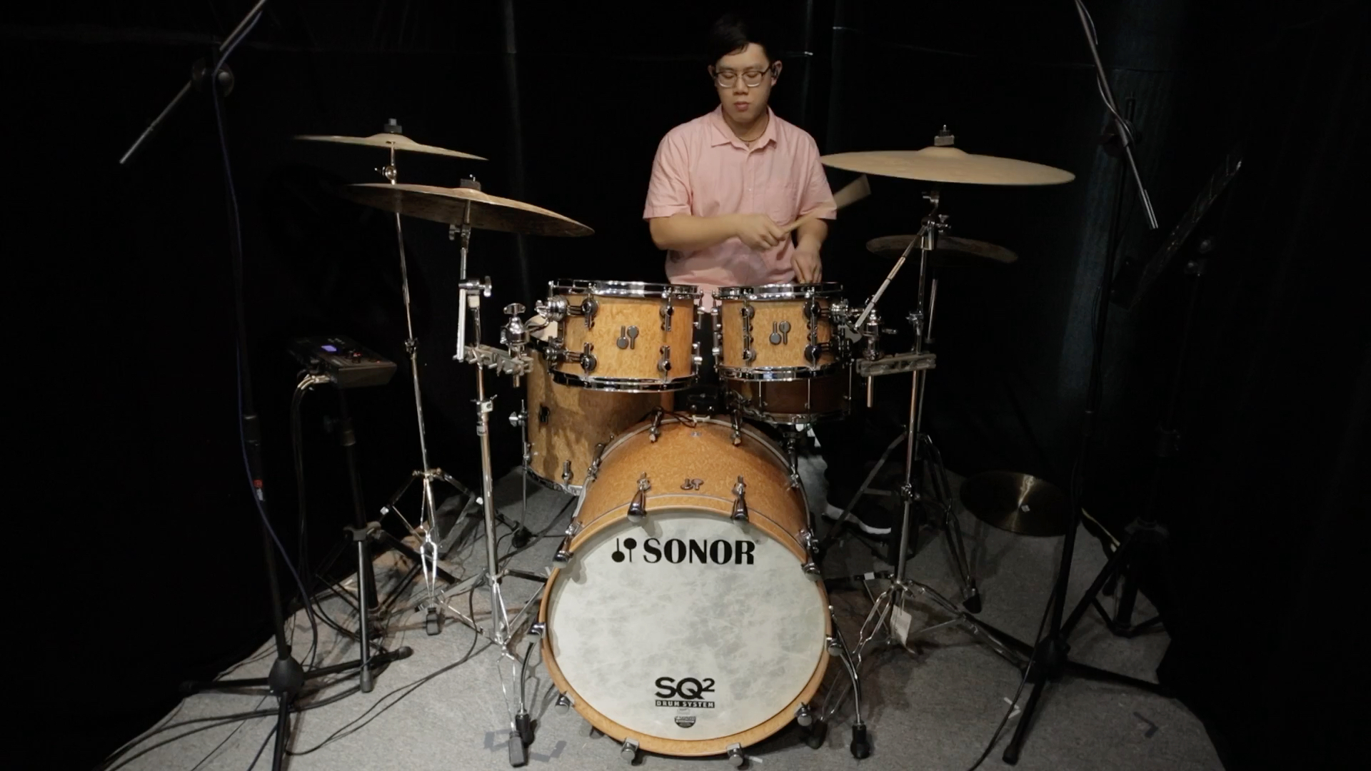 架子鼓#书香气息"文化哥"激情演绎《grebfruit》61 南宁五度音乐