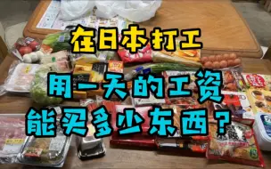 Download Video: 购物分享—在日本打工用一天的工资能买多少东西？