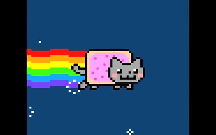 原版彩虹猫,Nyan Cat [original] #Y站神曲#哔哩哔哩bilibili