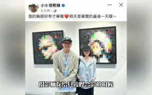 Tải video: 大S罕见露面，出席具俊晔画展，满脸温柔打扮低调未与众人合影