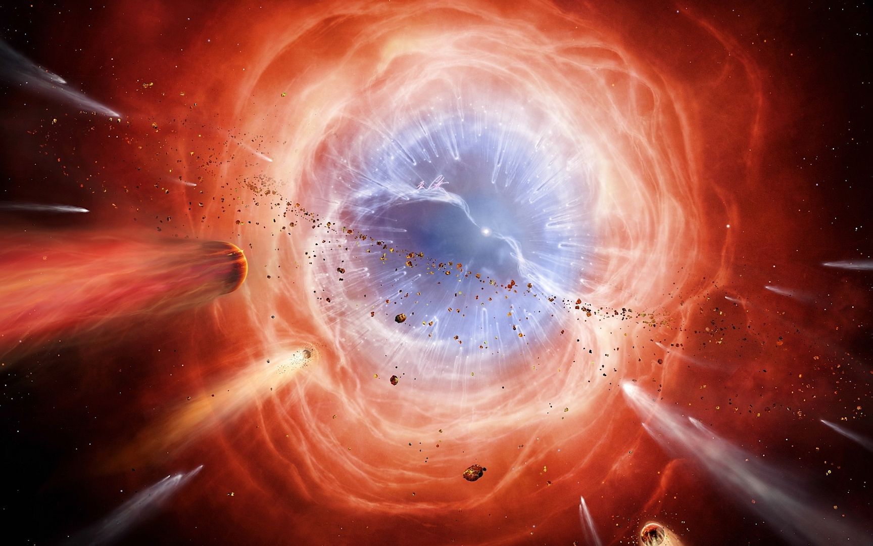 又一大发现科学家探测到已知最遥远的原初星系团