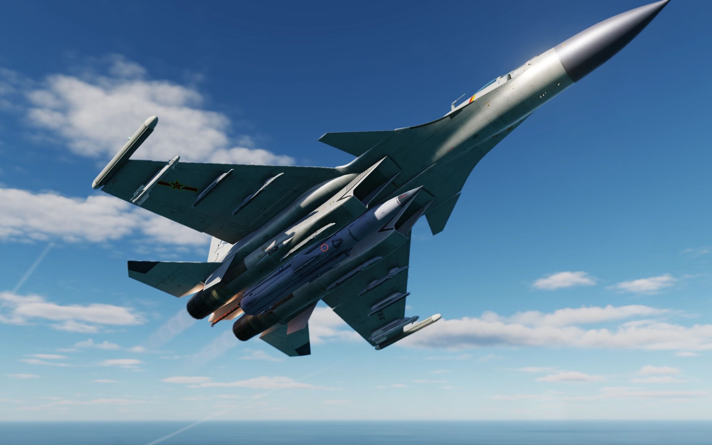 dcs world 敢跟踪航母编队,送你颗大型花生米吃吃