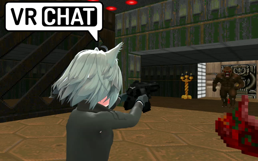 [图]【VRChat】在VRC里玩毁灭战士