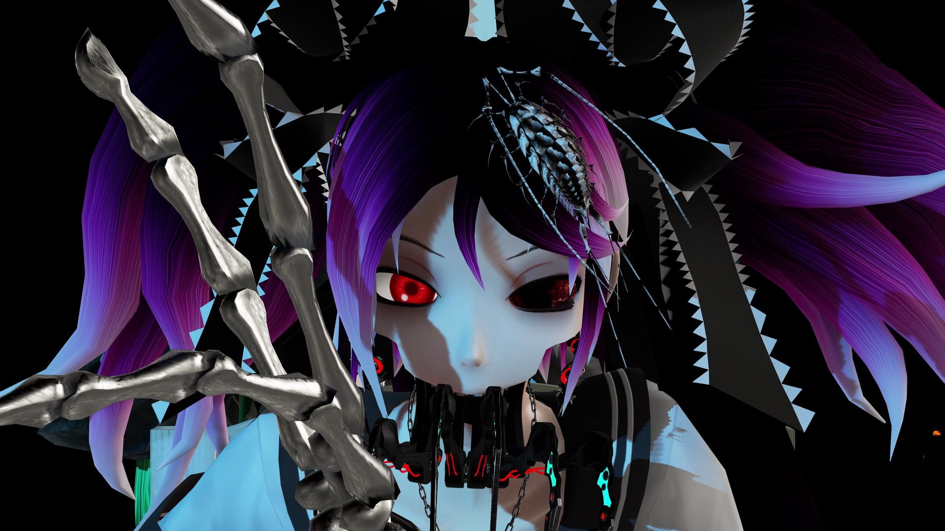 【骸音mmd】模郎诗惠 & ca_水手服 fnaf song