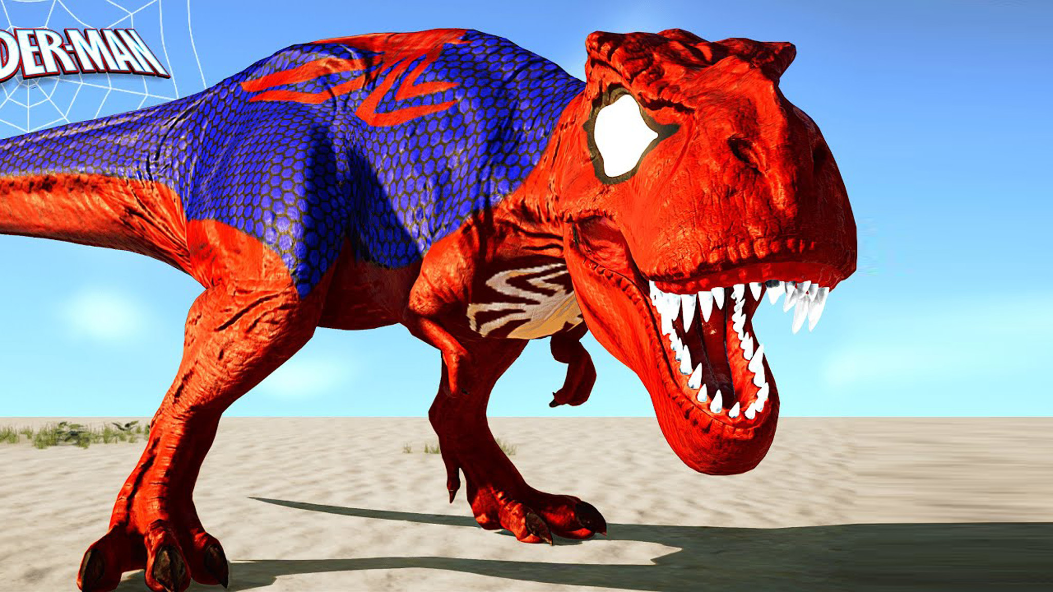 暴龙,哥斯拉,终极龙,棘龙 ~ 侏罗纪世界进化