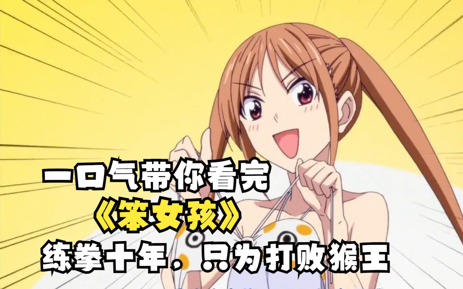 男主学拳十年只为暴揍女主!一口气带你看完高分动漫解说《笨女孩》