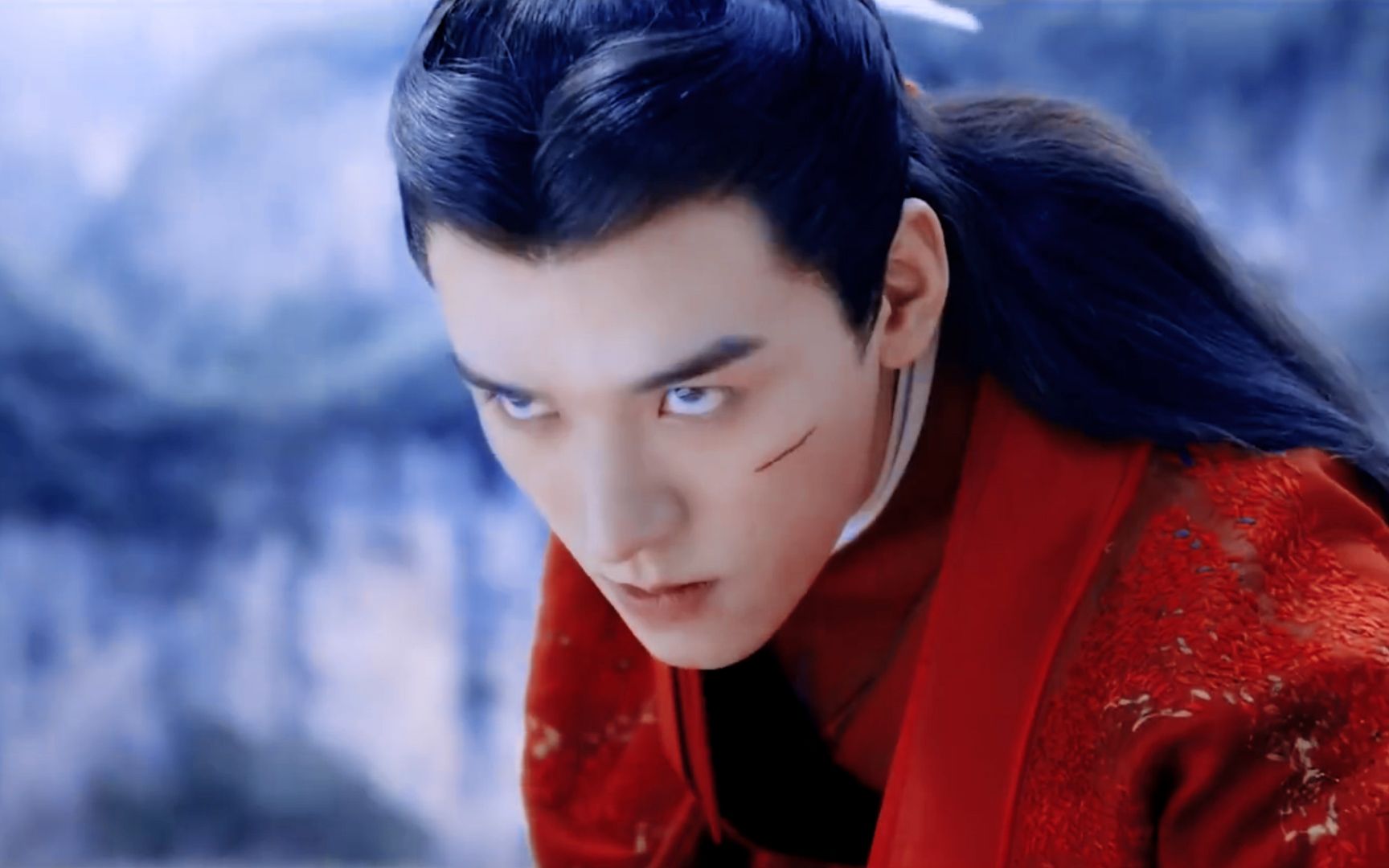 山河令:温客行魔头身份曝光一袭红衣血洗江湖,背后真相听哭周絮_哔哩