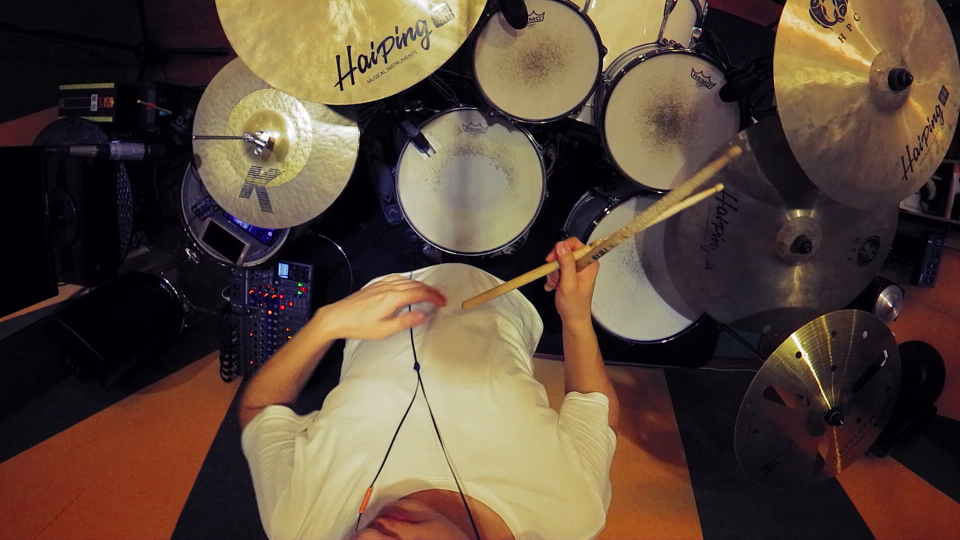 【drum cover】-《鲁冰花》-[旅行团乐队]乐队的夏天live版