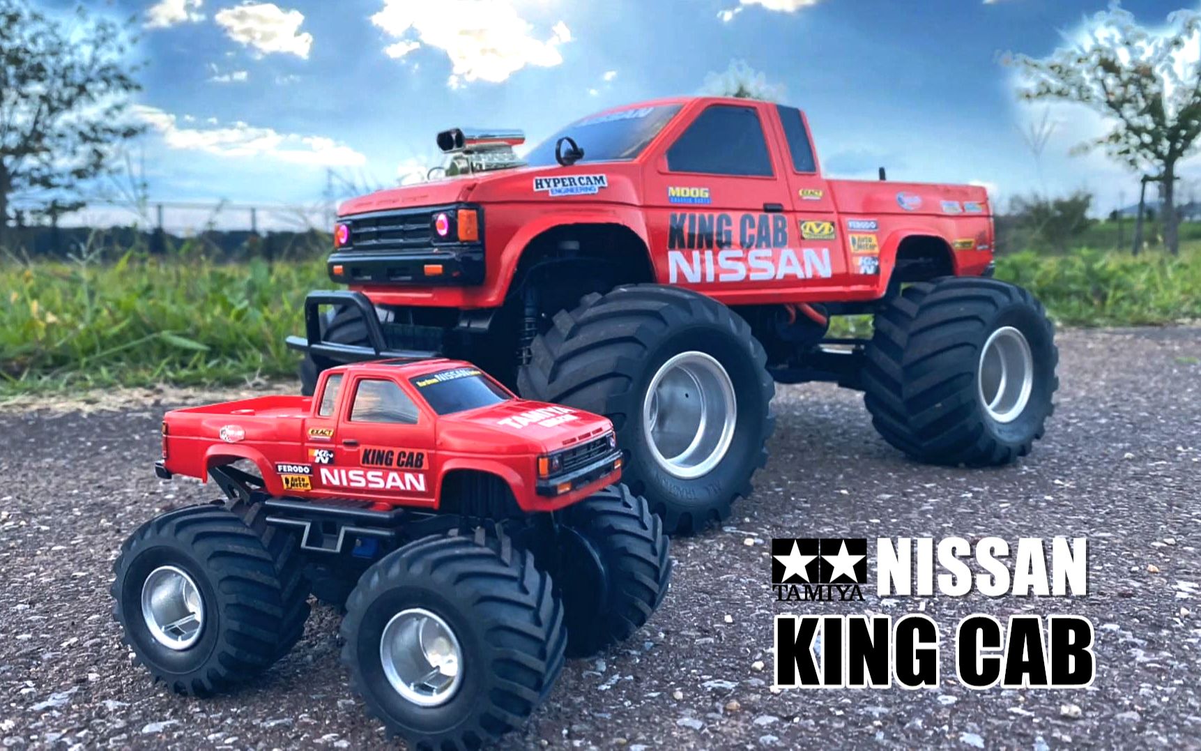 【fujityper】cc-01日产king cab皮卡&迷你四驱大脚车·亲子游「king