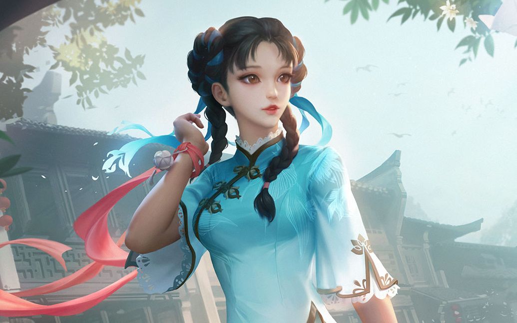zbrush角色建模王者荣耀中国风皮肤西施诗语江南雕刻