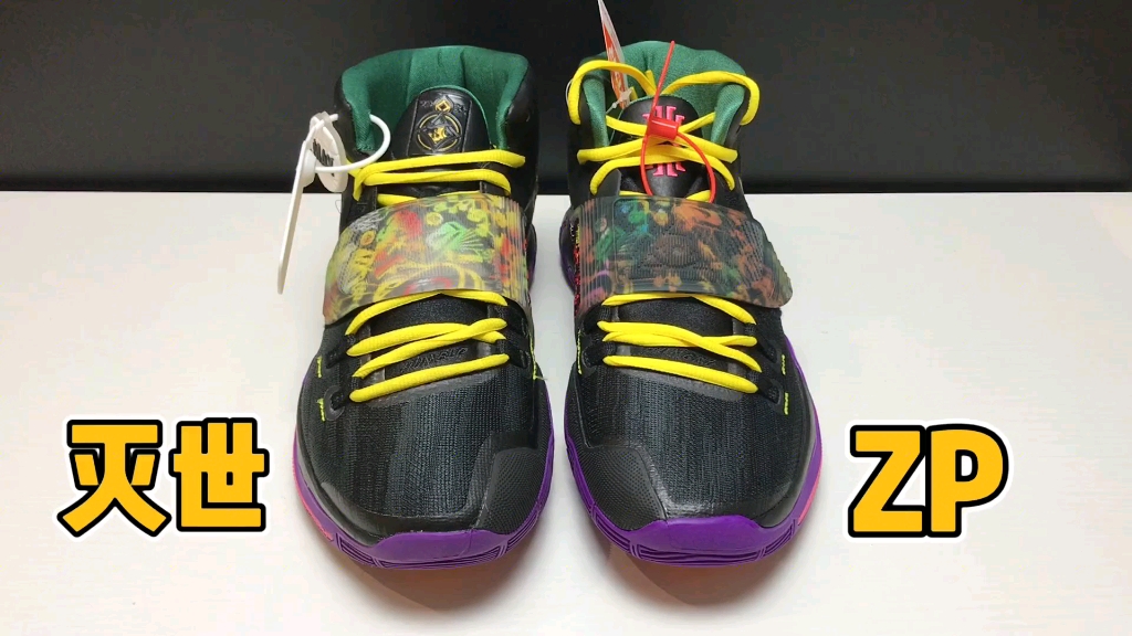 实战鞋欧文6代新年限定开箱测评,真假细节对比