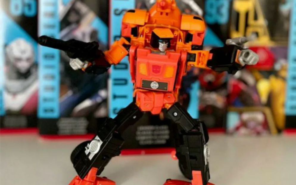 新品实物展示:传世联合 l级 沙暴 g1动画宇宙 变形金刚遗产系列