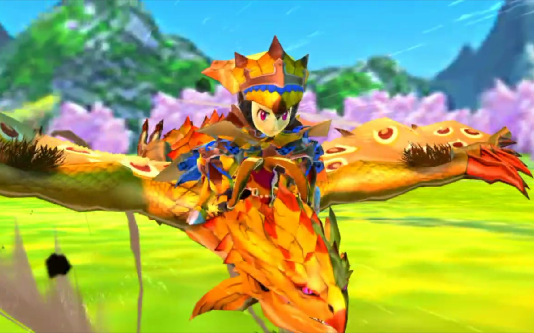 《怪物猎人物语》全属性金火龙绊技演示