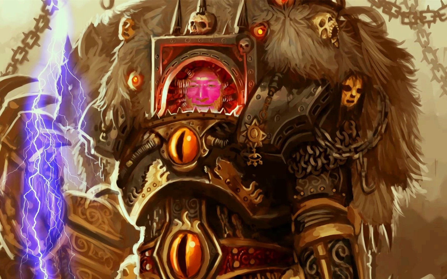 战帅荷鲁斯叛变后在伊斯塔万五号前的演讲(百万特效)