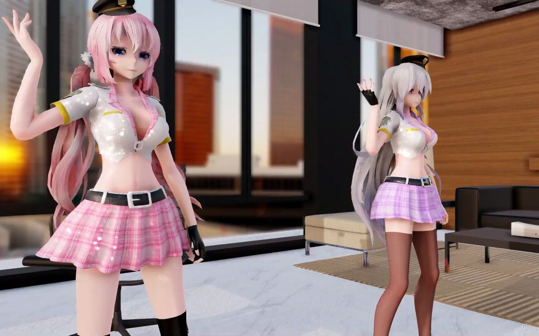 [图][MMD] Chocolate Cream {TDA Police Haku and Luka}